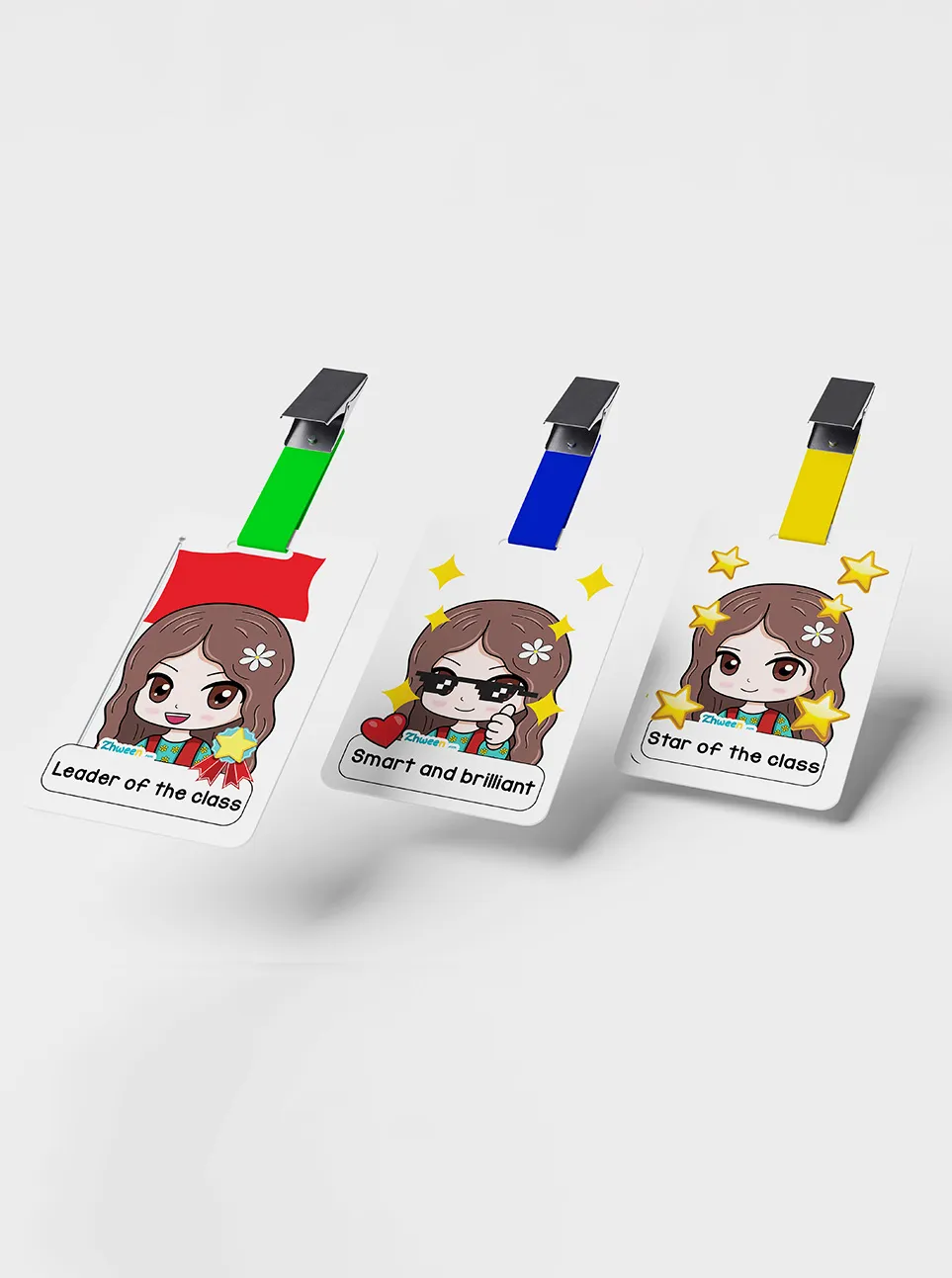 badge reward Zhween character girl