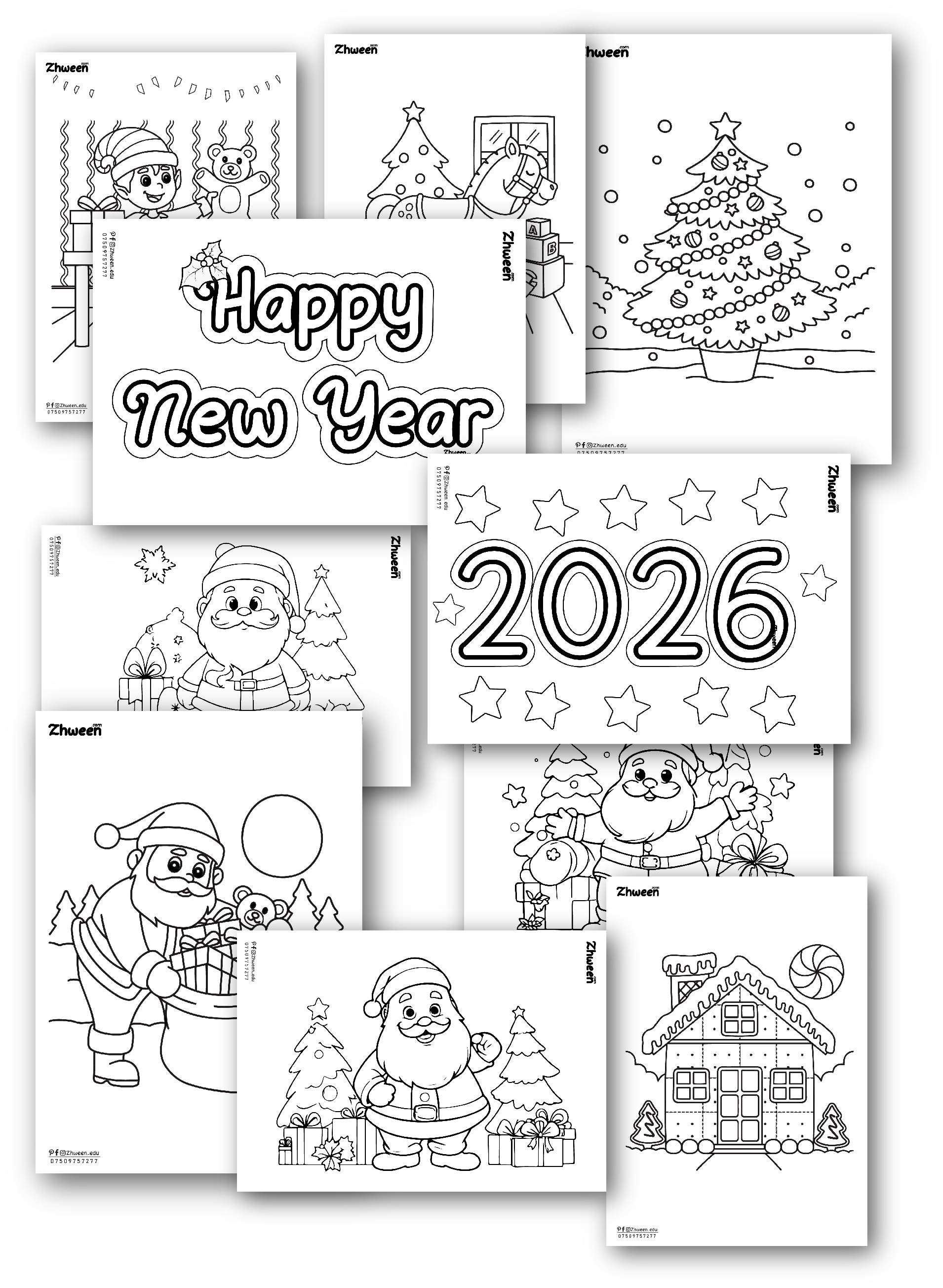 Coloring New Year 2026
