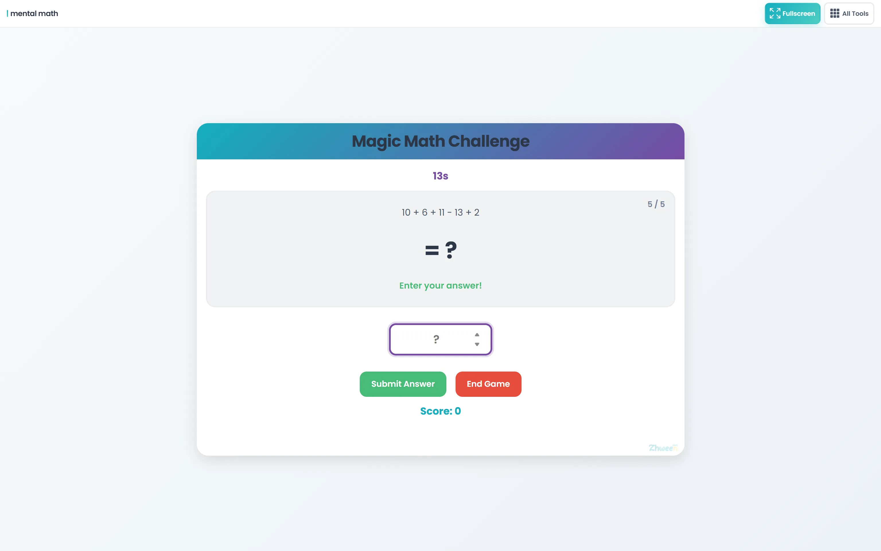 mental math
