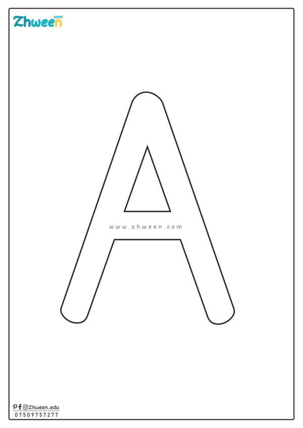 coloring Letters A,B,C,D,E,F